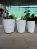 Terra – Shaded White Ceramic Planter