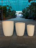 Nova – White Fibre Clay Planter
